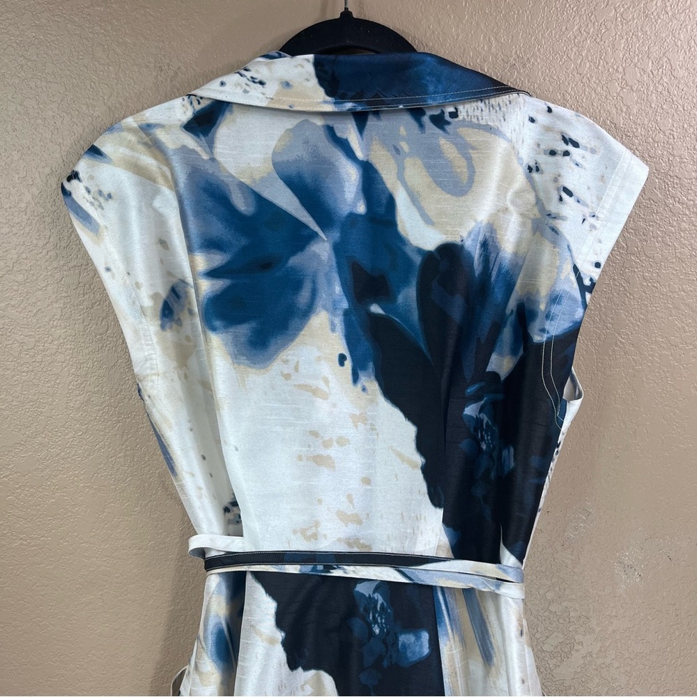 Donna Karan elegant midi wrap dress - Picture 9 of 12